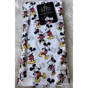 2 Pack Disney Mickey Minnie Mouse Classic Kitchen Towels 16 X 26” NEW